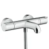 Hansgrohe Mitigeur de baignoire thermostatique chromé Ecostat 1001