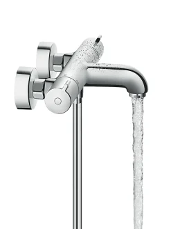Hansgrohe Mitigeur de baignoire thermostatique chromé Ecostat 1001