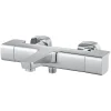 GoodHome Mitigeur de baignoire thermostatique chromé Teesta