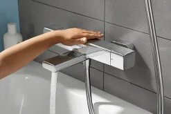 Hansgrohe Mitigeur de baignoire thermostatique chromé Ecostat E