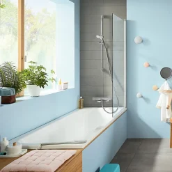 Hansgrohe Mitigeur de baignoire thermostatique chromé Ecostat E