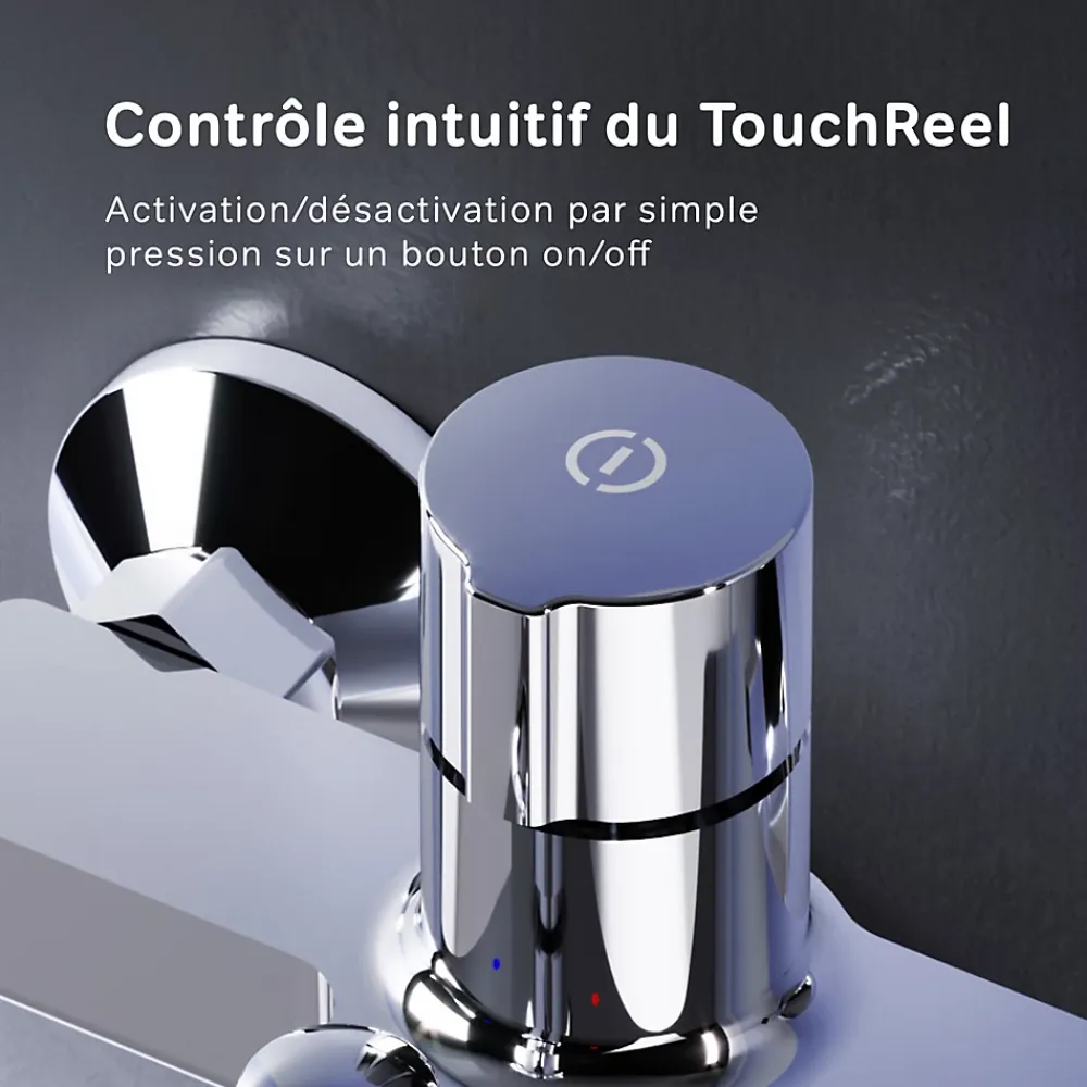 Am.Pm Europe Mitigeur de baignoire TouchReel, Robinet de baignoire, mitigeur salle de bain, Chromé, FXT10500 X-Joy AM.PM