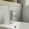 GoodHome Mitigeur de bidet monotrou avec mousseur orientable, chrome, Owens