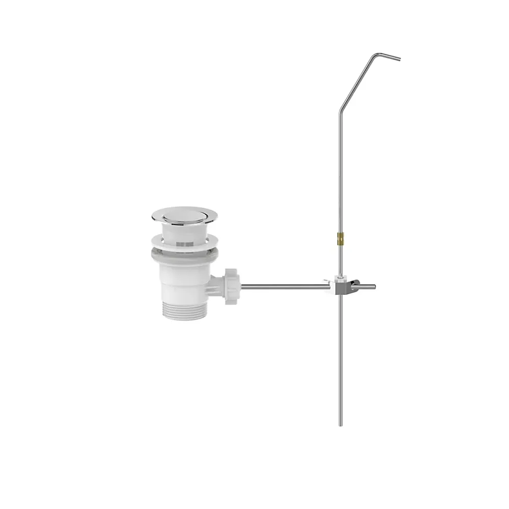 GoodHome Mitigeur de bidet monotrou avec mousseur orientable, chrome, Owens