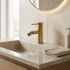 GoodHome Mitigeur de bidet monotrou avec mousseur orientable, doré, Owens