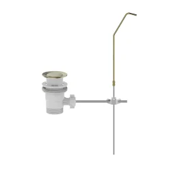 GoodHome Mitigeur de bidet monotrou avec mousseur orientable, doré, Owens