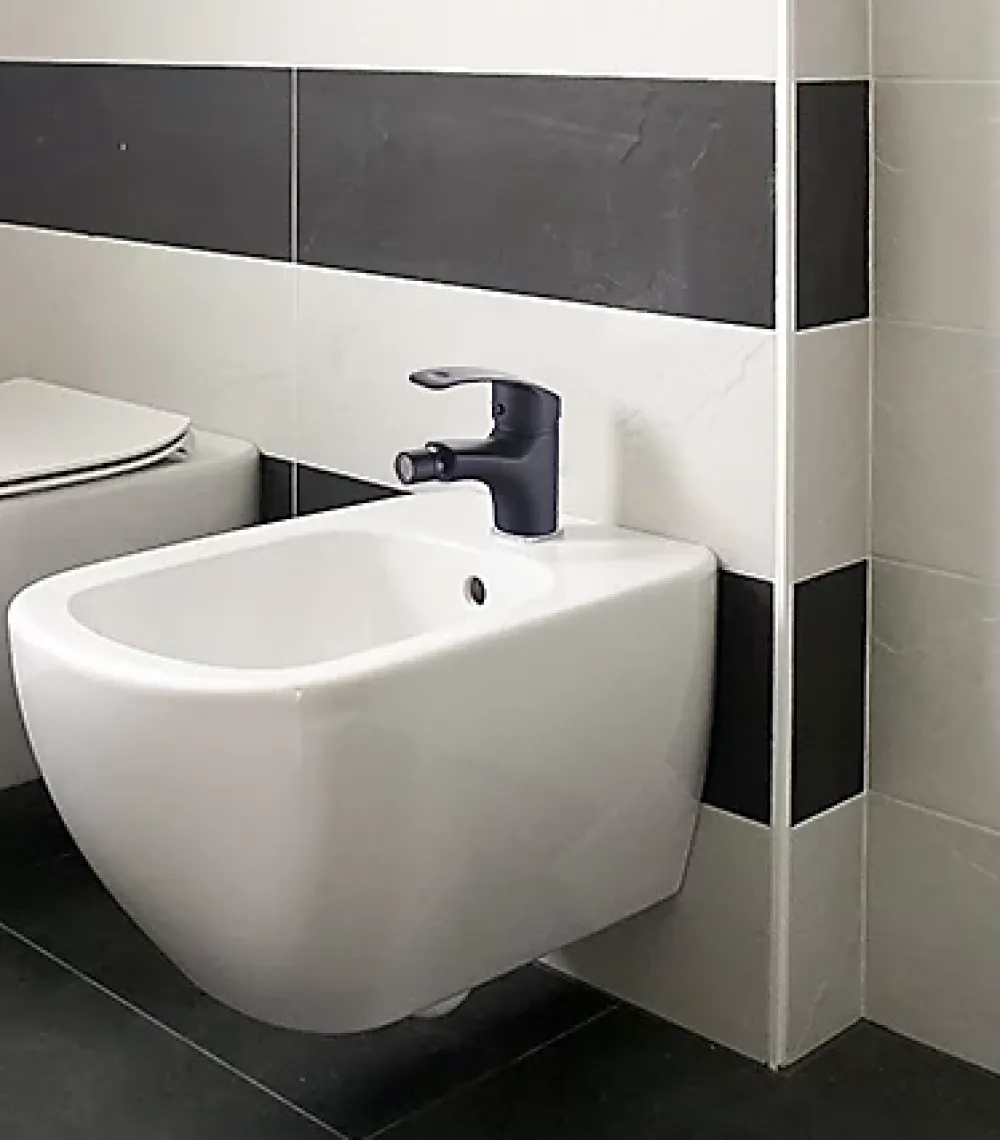 Edouard Rousseau Mitigeur de bidet noir Coast