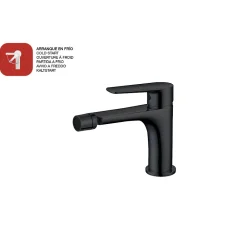 Poalgi Mitigeur de bidet SKY BATH noir mat série NATURE