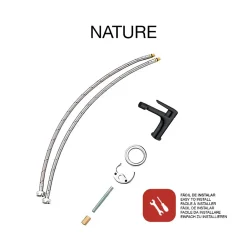 Poalgi Mitigeur de bidet SKY BATH noir mat série NATURE