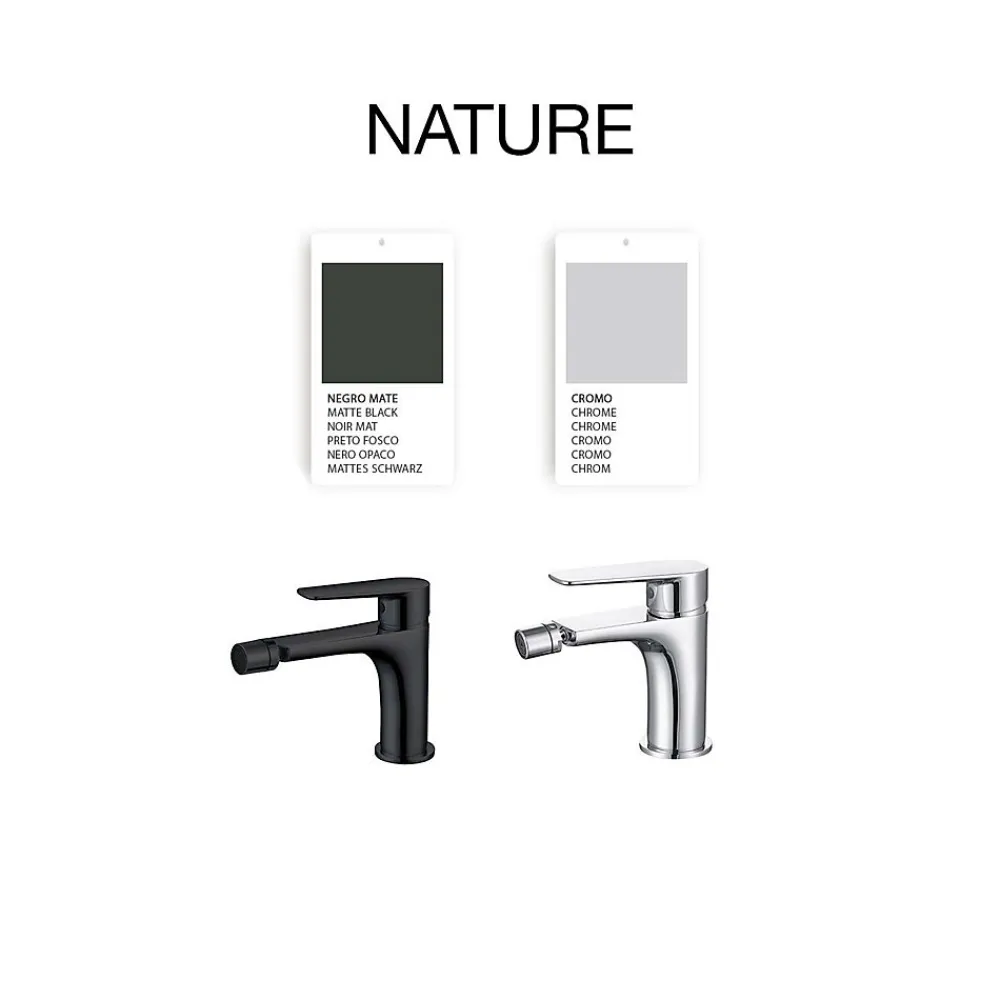 Robinet De Bidet|Poalgi Mitigeur de bidet SKY BATH chromé série NATURE