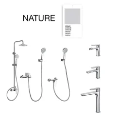 Robinet De Bidet|Poalgi Mitigeur de bidet SKY BATH chromé série NATURE