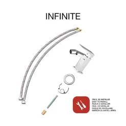 Poalgi Mitigeur de bidet SKY BATH chromé série INFINITE