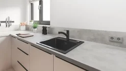 Grohe Mitigeur de cuisine avec douchette noir Start