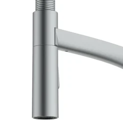 Evier Et Robinet De Buanderie|GoodHome Mitigeur de cuisine avec douchette effet inox Arbane