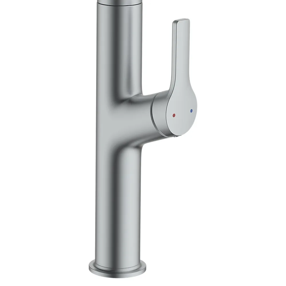 Evier Et Robinet De Buanderie|GoodHome Mitigeur de cuisine avec douchette effet inox Arbane
