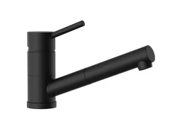 Evier Et Robinet De Buanderie|Essebagno Mitigeur de cuisine avec douchette noir Tubic