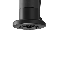 GoodHome Mitigeur de cuisine avec douchette noir mat Kamut