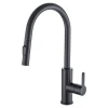 GoodHome Mitigeur de cuisine avec douchette noir Zanthe