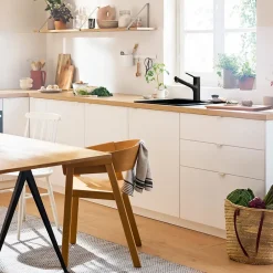 Hansgrohe Mitigeur de cuisine avec douchette noir mat Zesis M33 H. 219mm