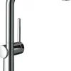 Evier Et Robinet De Buanderie|Hansgrohe Mitigeur de cuisine avec douchette extractible chromé Talis M54 H. 296 cm