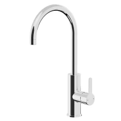 GoodHome Mitigeur de cuisine chromé Zanthe