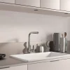 Kramer Mitigeur de cuisine chromé avec douchette Groupe Nook