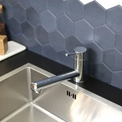 Essebagno Mitigeur de cuisine chromé Tubic