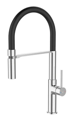 Essebagno Mitigeur de cuisine chromé avec douchette Magnet