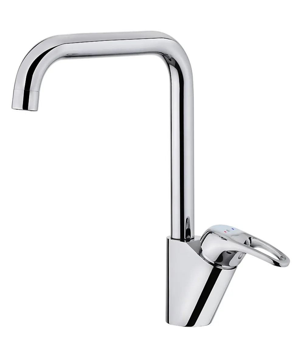Evier Et Robinet De Buanderie|Essebagno Mitigeur de cuisine chromé Moka
