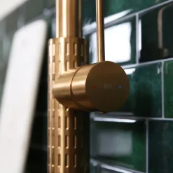 Essebagno Mitigeur de cuisine cuivré avec douchette Architek