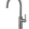 Evier Et Robinet De Buanderie|GoodHome Mitigeur de cuisine effet titane brossé Zanthe