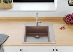 Hansgrohe Mitigeur de cuisine effet chromé Vernis Blend M35 H. 23,5 cm