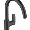 Hansgrohe Mitigeur de cuisine en laiton Vernis noir mat
