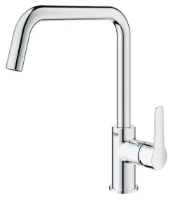 Evier Et Robinet De Buanderie|Grohe Mitigeur de cuisine Start Bec U chromé