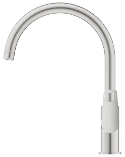 Evier Et Robinet De Buanderie|Grohe Mitigeur de cuisine Quickfix Cumbria inox brossé