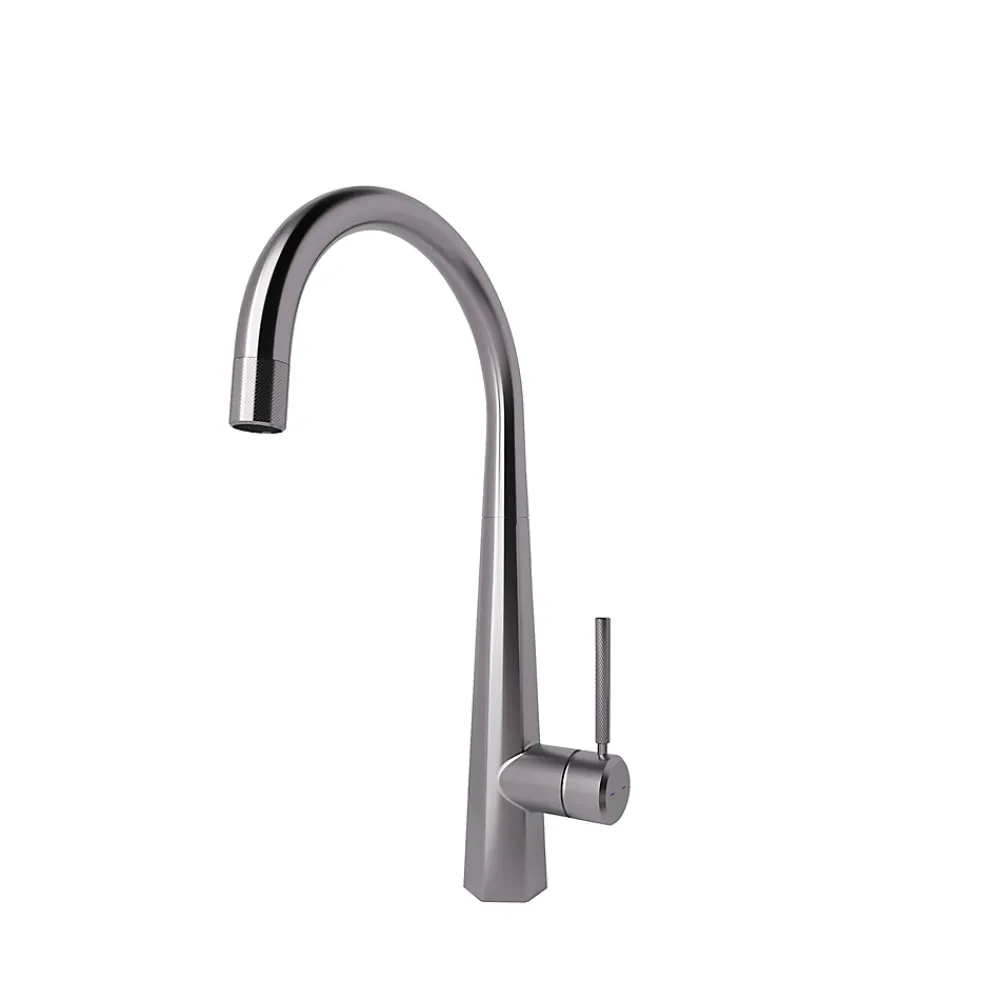 Evier Et Robinet De Buanderie|GoodHome Mitigeur de cuisine laiton brossé Carya