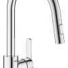 Grohe Mitigeur de cuisine medium chromé avec douchette