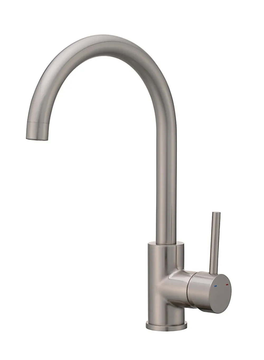 Cooke & Lewis Mitigeur de cuisine nickel brossé, GoodHome Katiki
