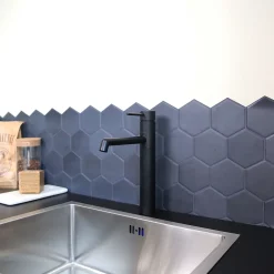 Essebagno Mitigeur de cuisine noir Lollipop