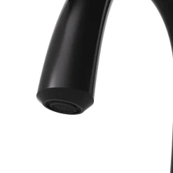 Evier Et Robinet De Buanderie|GoodHome Mitigeur de cuisine noir Edulis