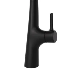 Evier Et Robinet De Buanderie|GoodHome Mitigeur de cuisine noir Edulis