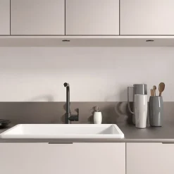 Kramer Mitigeur de cuisine noir mat avec douchette Groupe Nook