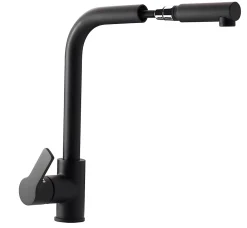 Kramer Mitigeur de cuisine noir mat avec douchette Groupe Nook