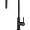 GoodHome Mitigeur de cuisine noir mat Kamut