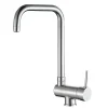 GoodHome Mitigeur de cuisine rabattable chromé Deltana