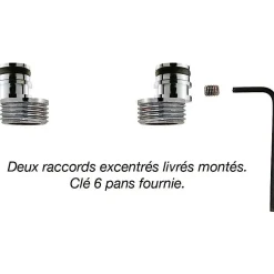 Robinet De Douche|Delabie Mitigeur de douche - entraxes 60 à 80 mm -