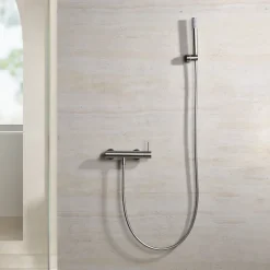 Imex Mitigeur de Douche Anti-Calcaire en Niquel Brossé MONZA BDM039-5NQ