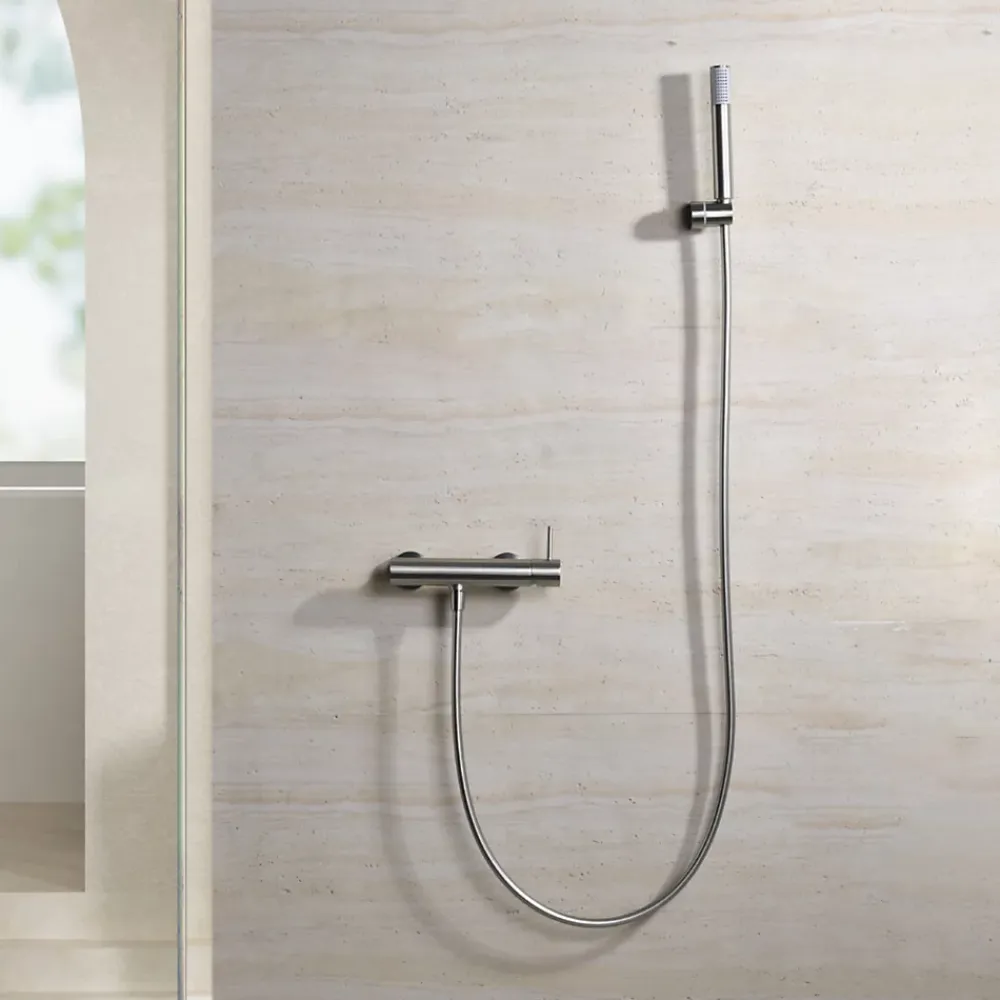 Imex Mitigeur de Douche Anti-Calcaire en Niquel Brossé MONZA BDM039-5NQ
