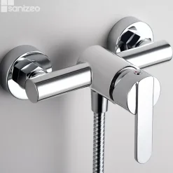 Imex Mitigeur de Douche Anti-Calcaire en Niquel Brossé MONZA BDM039-5NQ