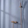 Colonne De Douche Mécanique|Imex Mitigeur de Douche anti-calcaire Or Rose MONZA BDM039-5ORC